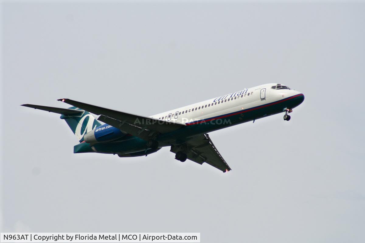 N963AT, 2001 Boeing 717-200 C/N 55024, Air Tran 717