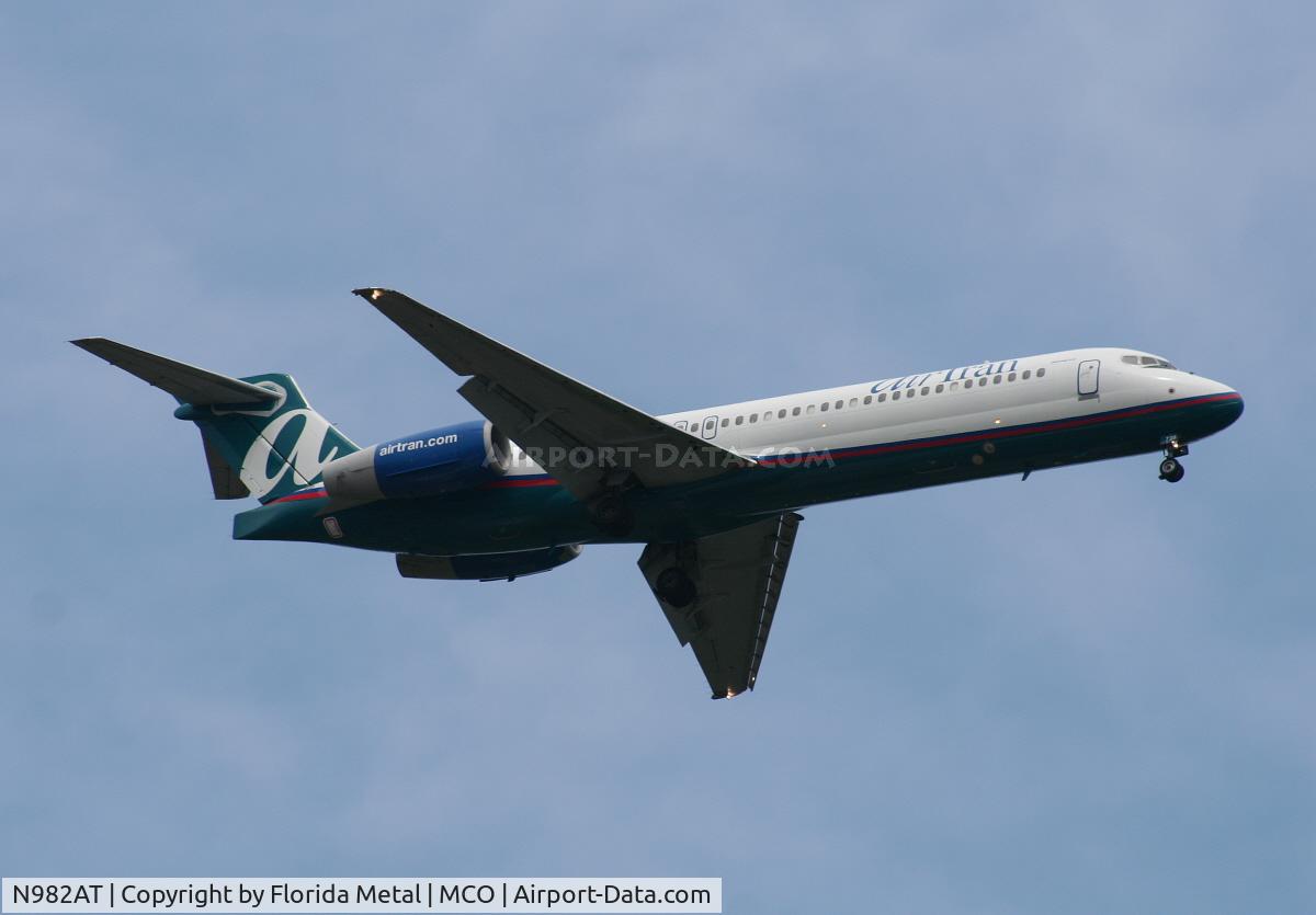 N982AT, 2002 Boeing 717-200 C/N 55041, Air Tran 717