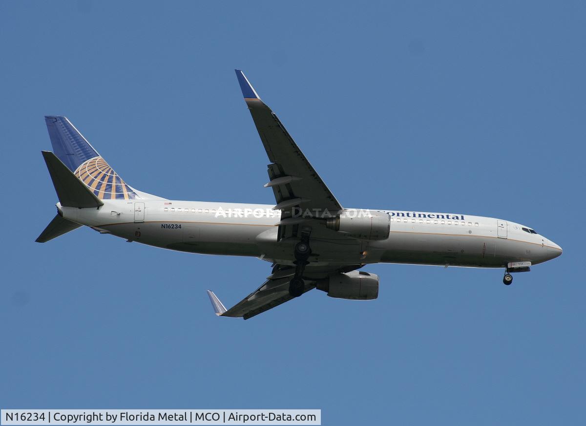 N16234, 1999 Boeing 737-824 C/N 28946, Continental 737-800