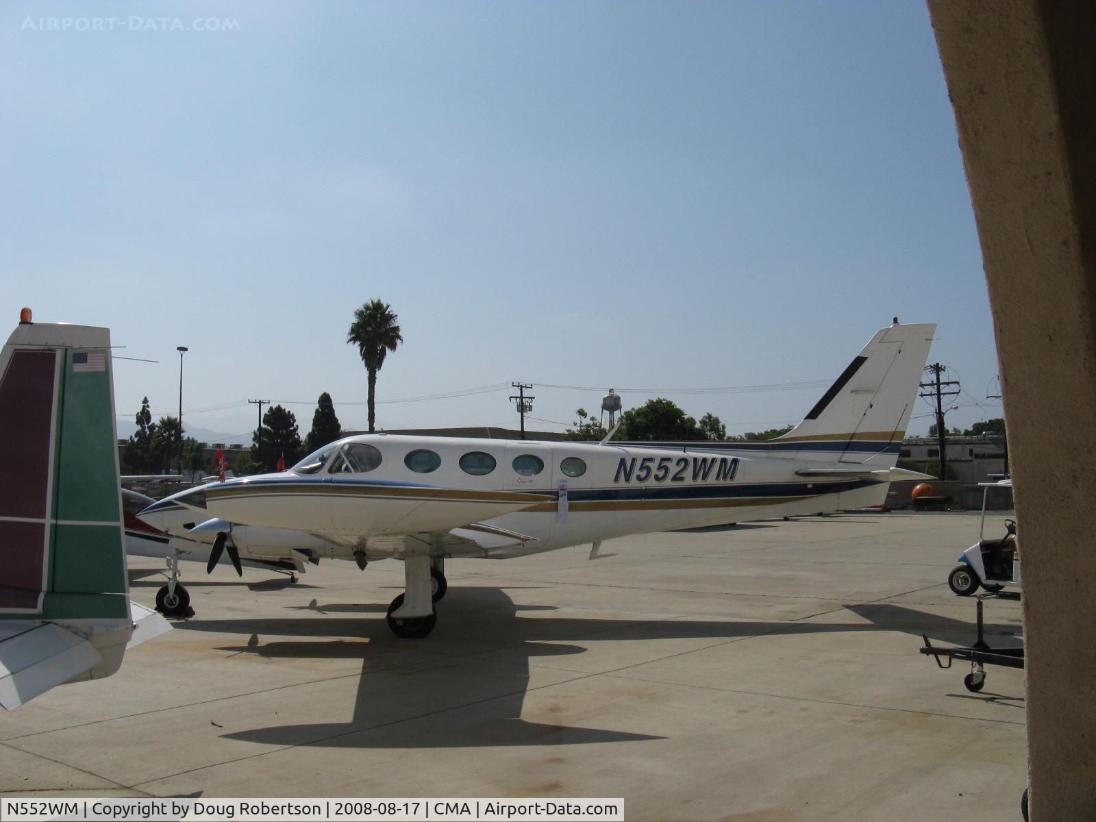 N552WM, 1977 Cessna 340A C/N 340A0235, 1977 Cessna 340A, two Continental TSIO-520-NB 310 Hp each, turbocharged & fuel-injected, pressurized and air-conditioned cabin