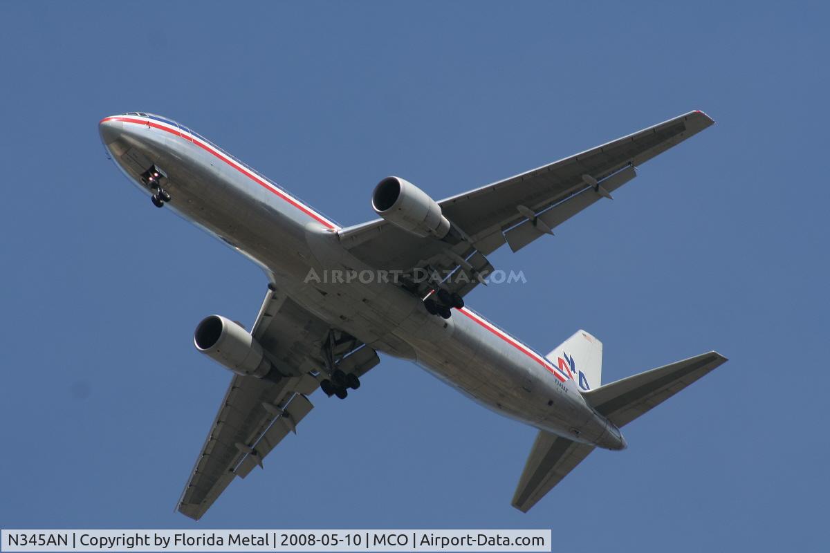 N345AN, 2003 Boeing 767-323(ER) C/N 33084, American 767-300 arriving from DFW