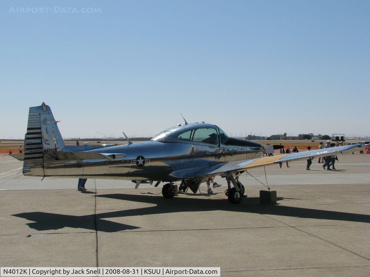 N4012K, 1947 North American Navion (NA-145) C/N NAV-4-1012, 2008 Travis Air Expo