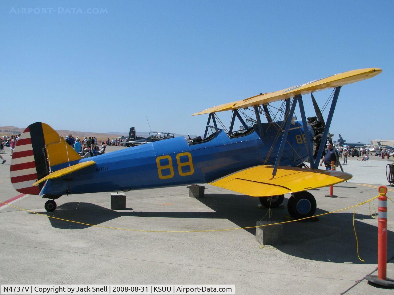 N4737V, 1949 Boeing E75 C/N 75-5593, 2008 Travis Air Expo