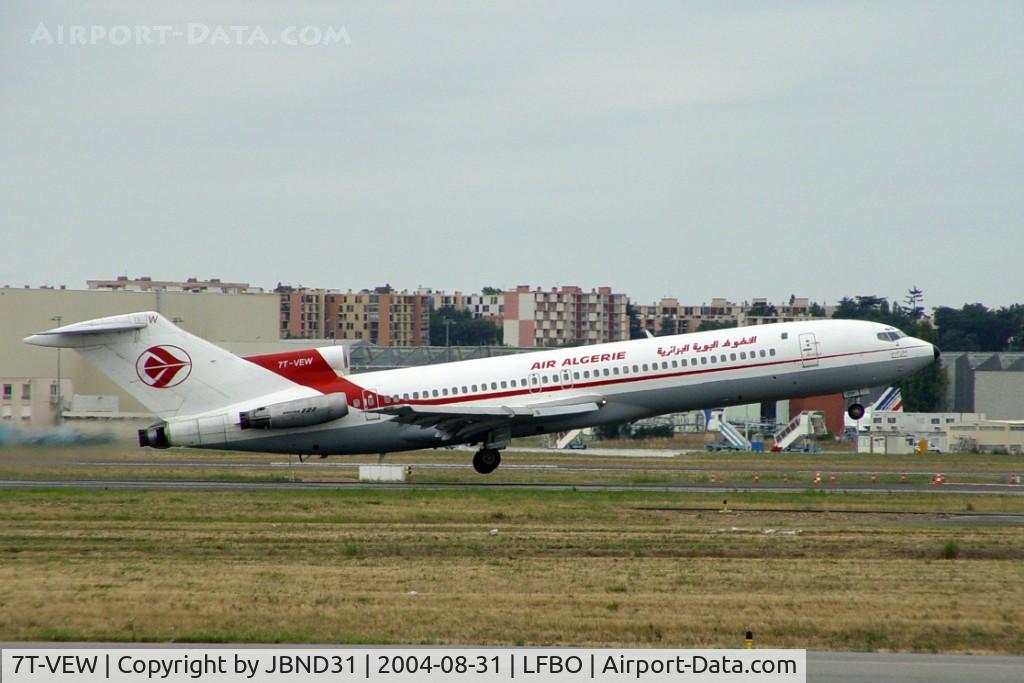 7T-VEW, 1981 Boeing 727-2D6 C/N 22375, B727-2D6Adv