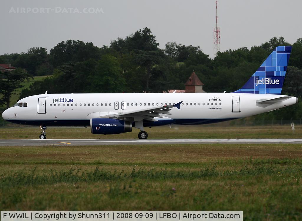 F-WWIL, 2008 Airbus A320-232 C/N 3622, C/n 3622