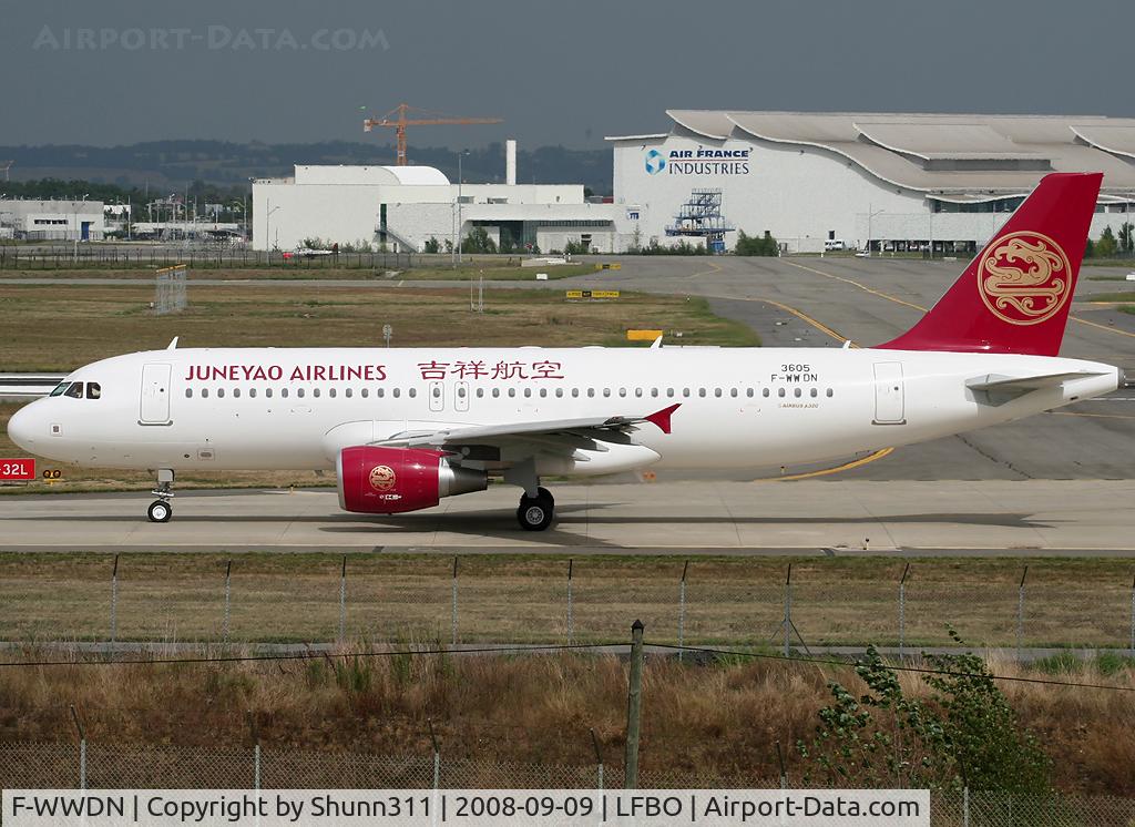 F-WWDN, 2008 Airbus A320-214 C/N 3605, C/n 3605