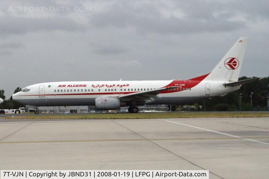 7T-VJN, 2001 Boeing 737-8D6 C/N 30206, B737-8D6