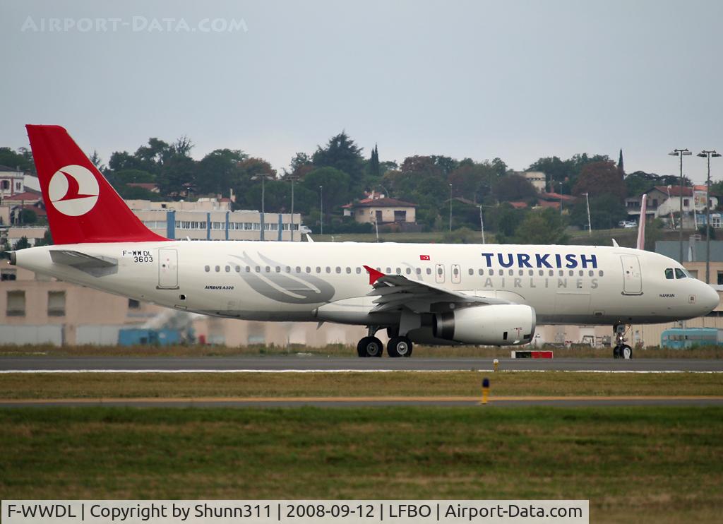 F-WWDL, 2008 Airbus A320-232 C/N 3603, C/n 3603