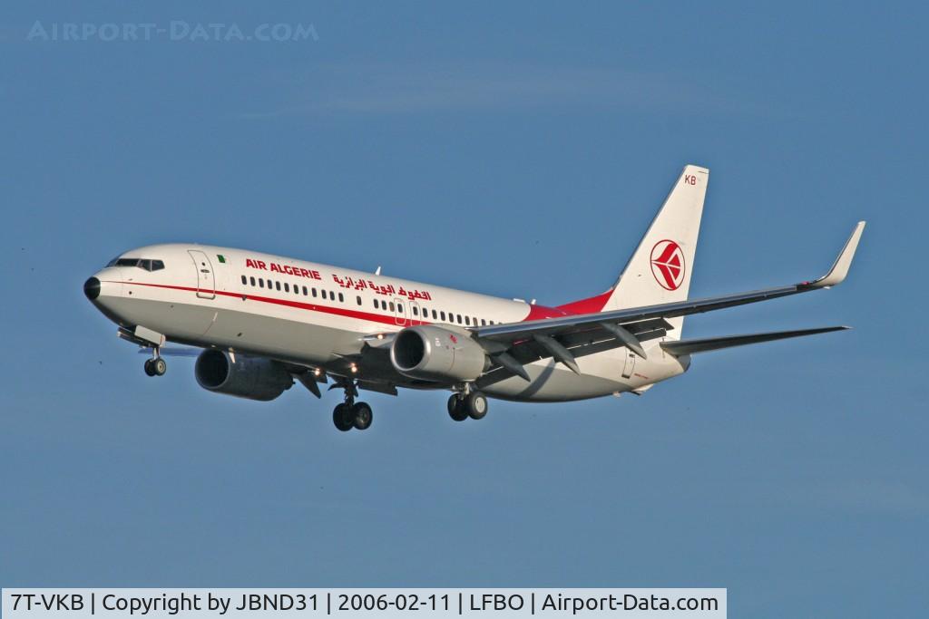 7T-VKB, 2005 Boeing 737-8D6 C/N 34165, B737-8D6 w