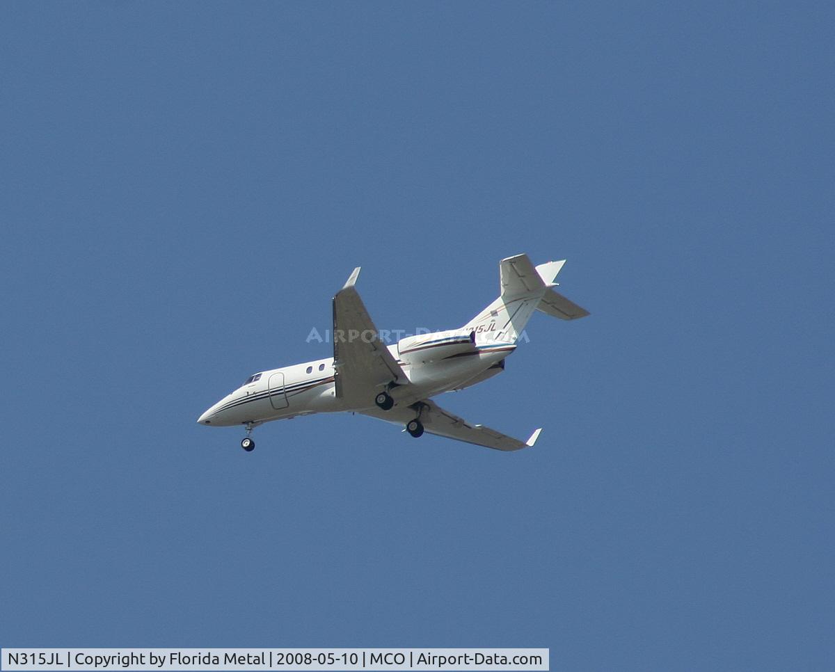 N315JL, 2007 Hawker Beechcraft Hawker 850XP C/N 258891, Hawker 850XP