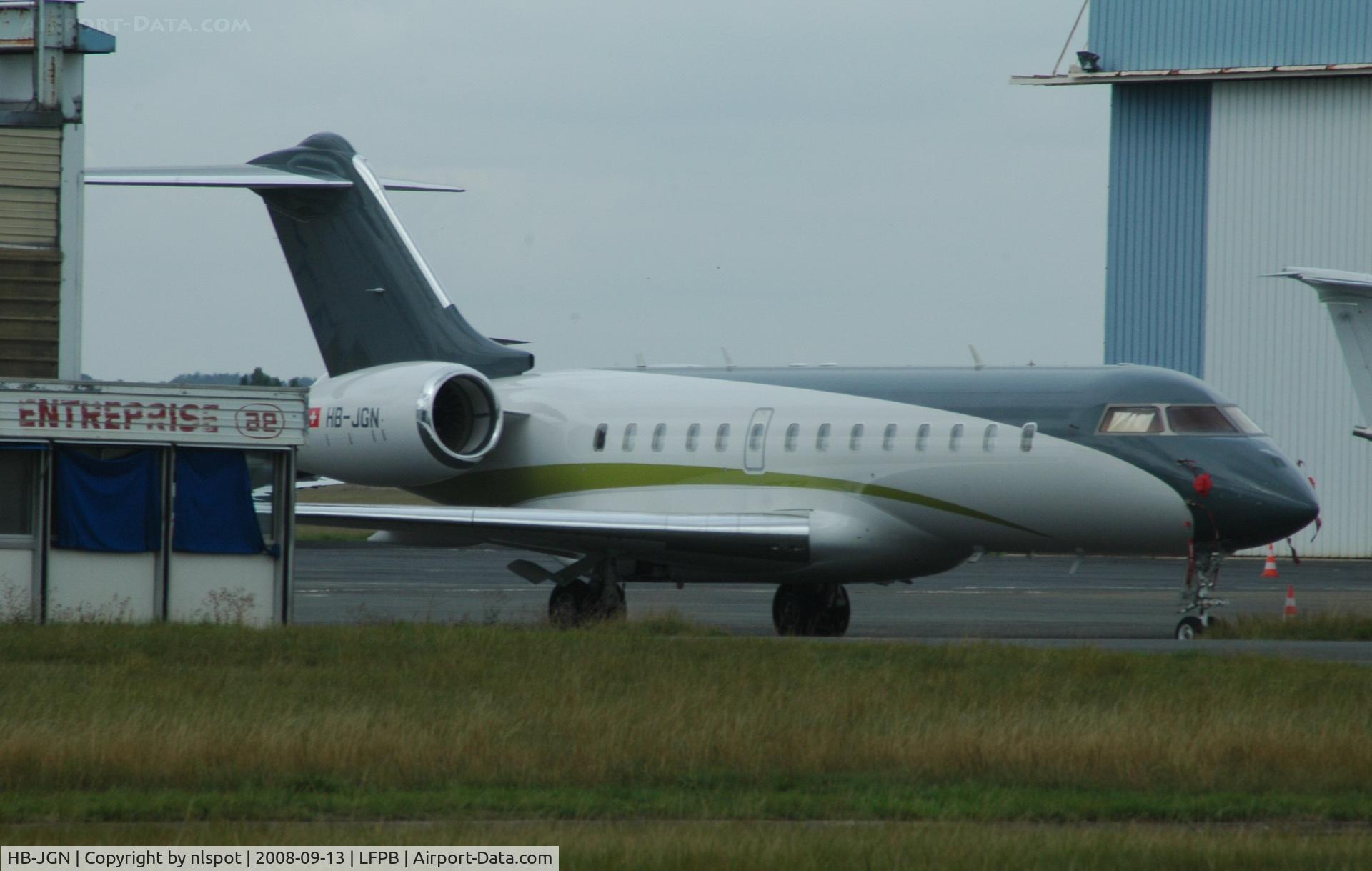 HB-JGN, 2007 Bombardier BD-700-1A11 Global Express C/N 9249, ..