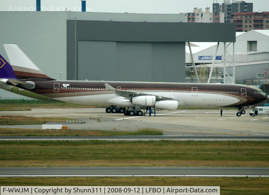 F-WWJM, 2008 Airbus A340-313X C/N 955, C/n 955 - Last A340-300 basic ever built and intended for a russian private operator as Mr Abramovitch... Named 