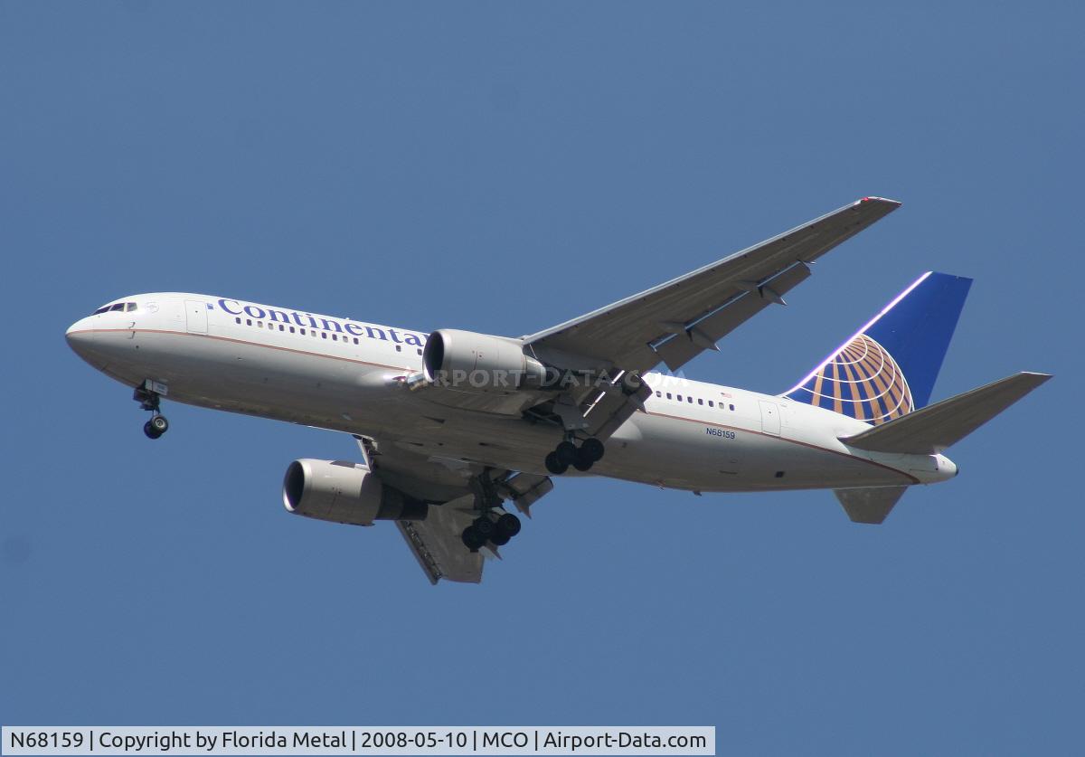 N68159, 2001 Boeing 767-224/ER C/N 30438/845, Continental 767-200