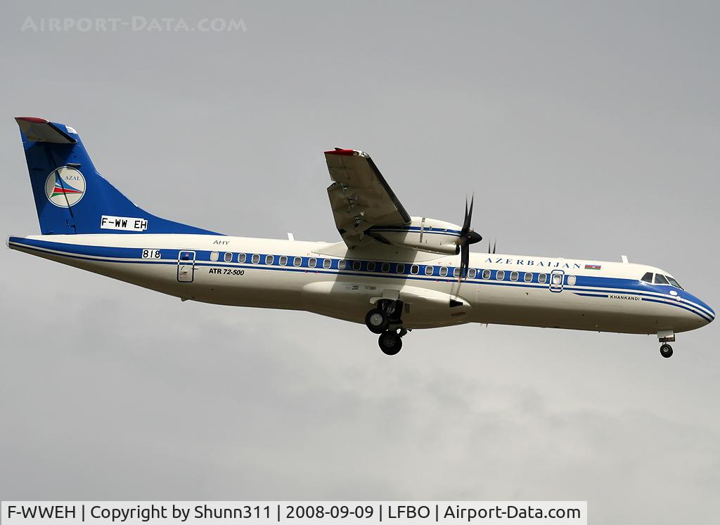F-WWEH, 2008 ATR 72-212A C/N 818, C/n 818