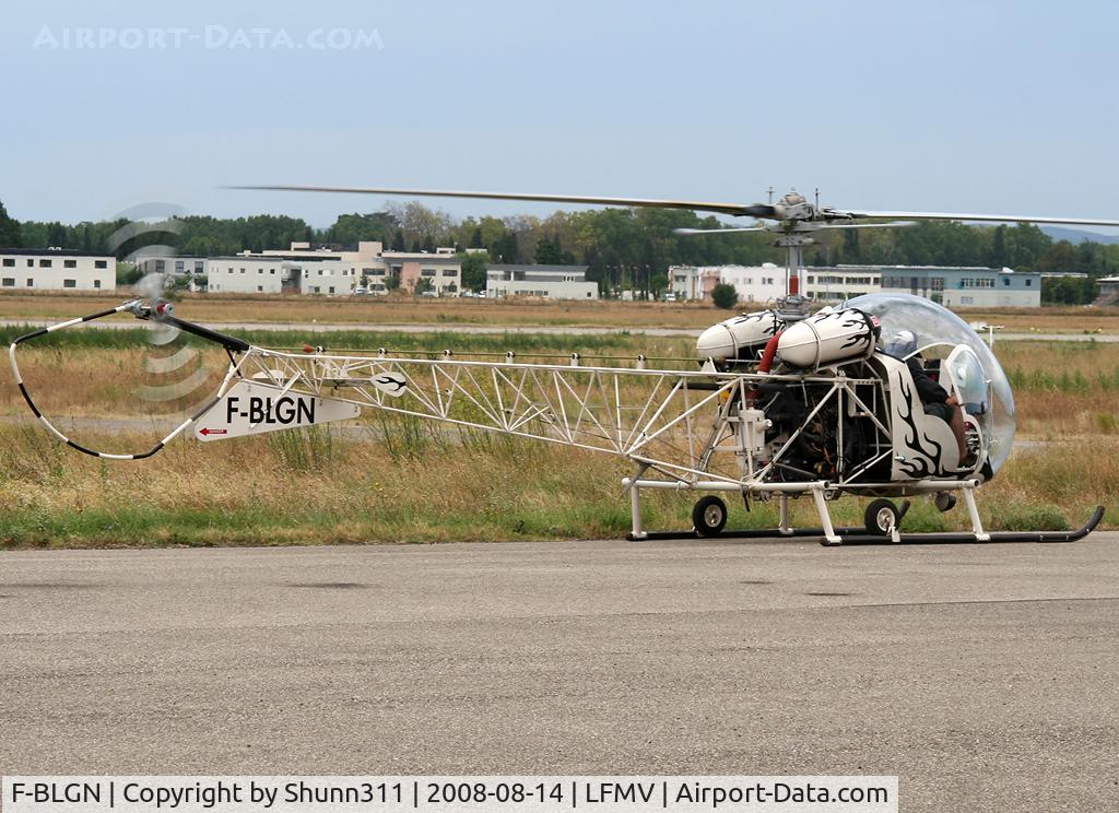 F-BLGN, Agusta AB-47G-2 C/N 283, Based here... and on the other side of this airport...