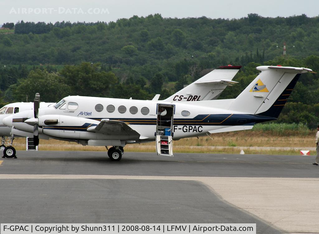 F-GPAC, 1981 Beech B200 Super King Air King Air C/N BB-920, Medical aircraft this day...