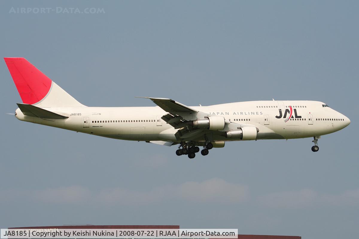 JA8185, 1988 Boeing 747-346 C/N 23969,  