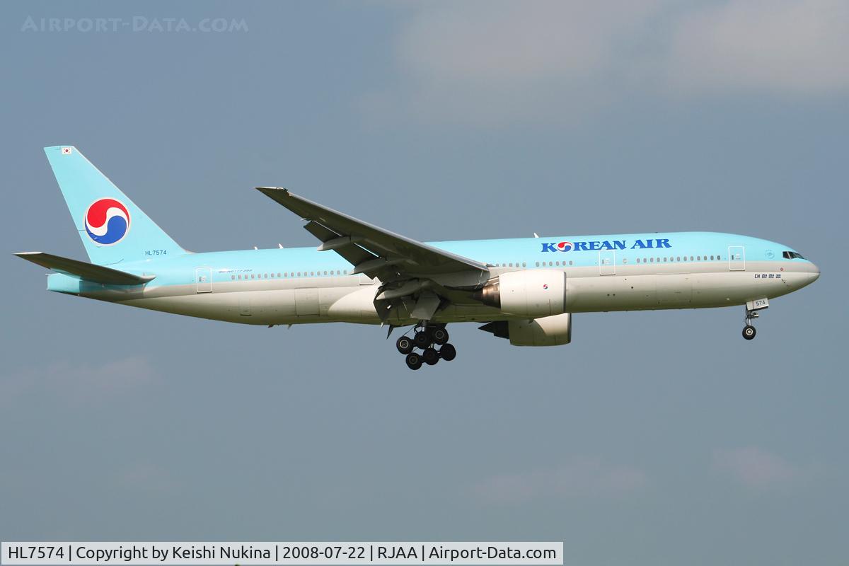 HL7574, 2000 Boeing 777-2B5/ER C/N 28444,  