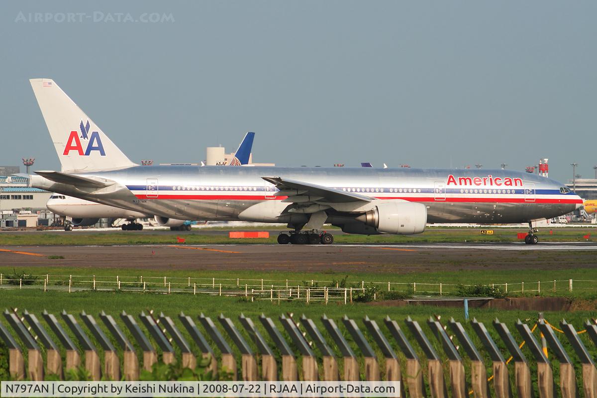 N797AN, 2001 Boeing 777-223 C/N 30012,  