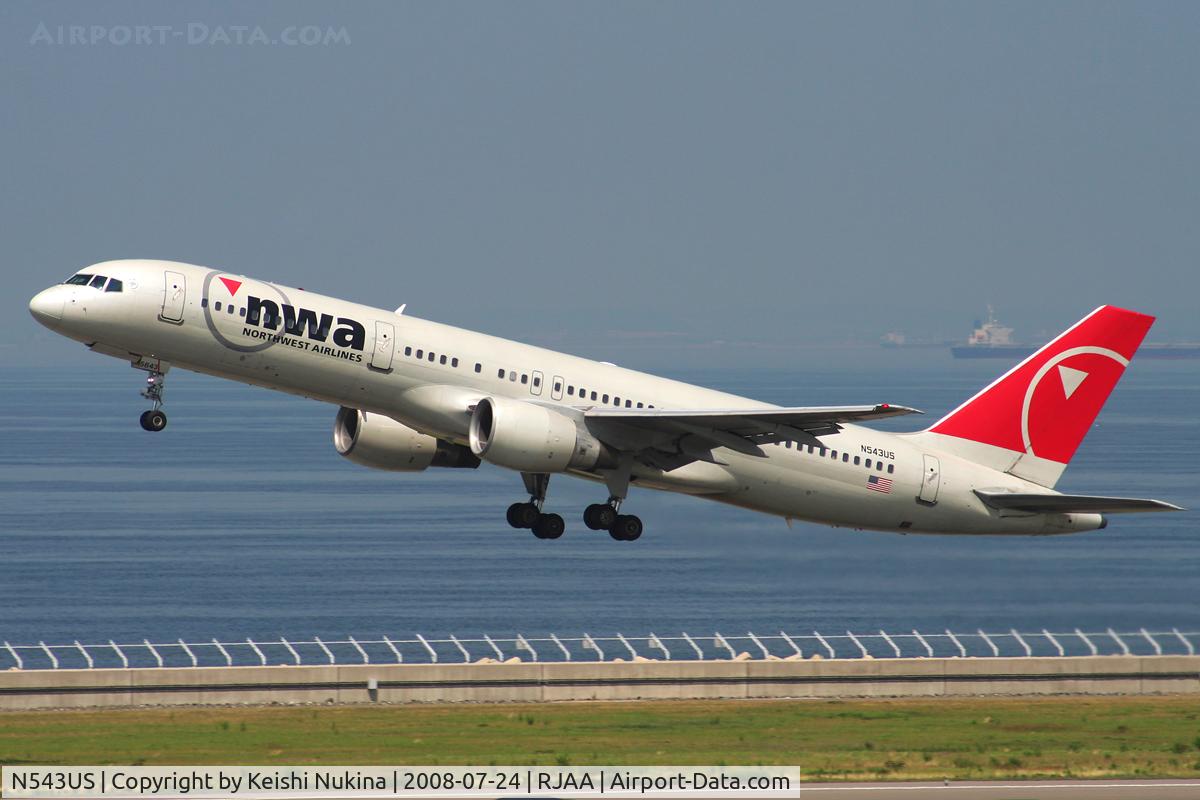 N543US, 1996 Boeing 757-251 C/N 26490,  