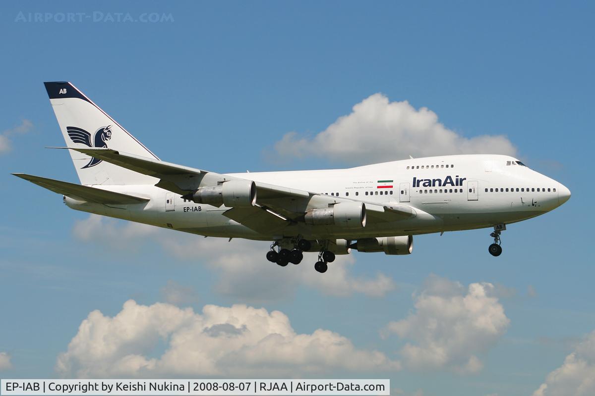 EP-IAB, 1976 Boeing 747SP-86 C/N 20999,  