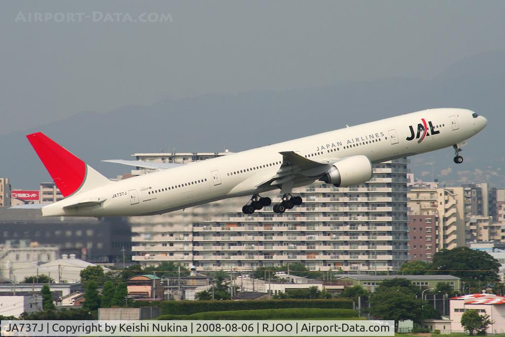 JA737J, 2007 Boeing 777-346/ER C/N 36126, JAL 777-300