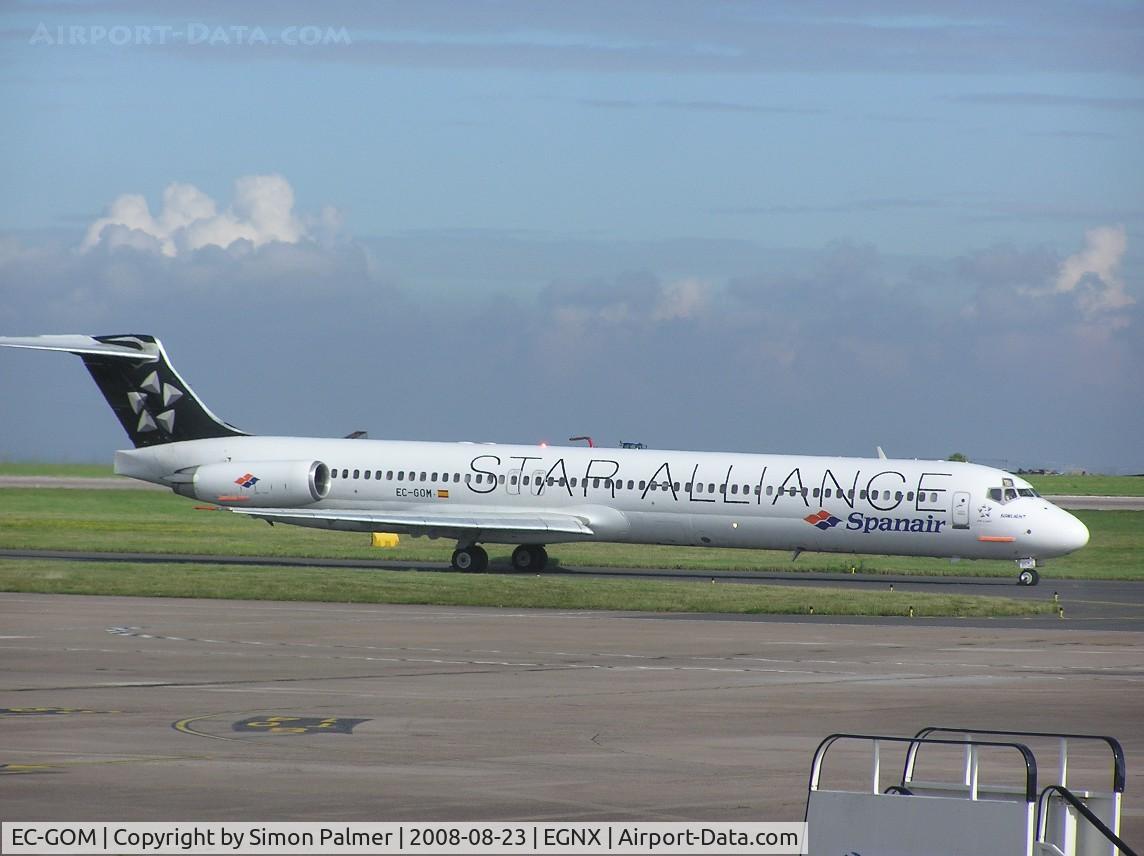EC-GOM, 1988 McDonnell Douglas MD-83 C/N 49579, MD-83 of Spanair