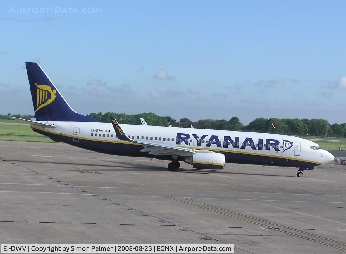 EI-DWV, 2008 Boeing 737-8AS C/N 33627, Boeing 737 of RyanAir