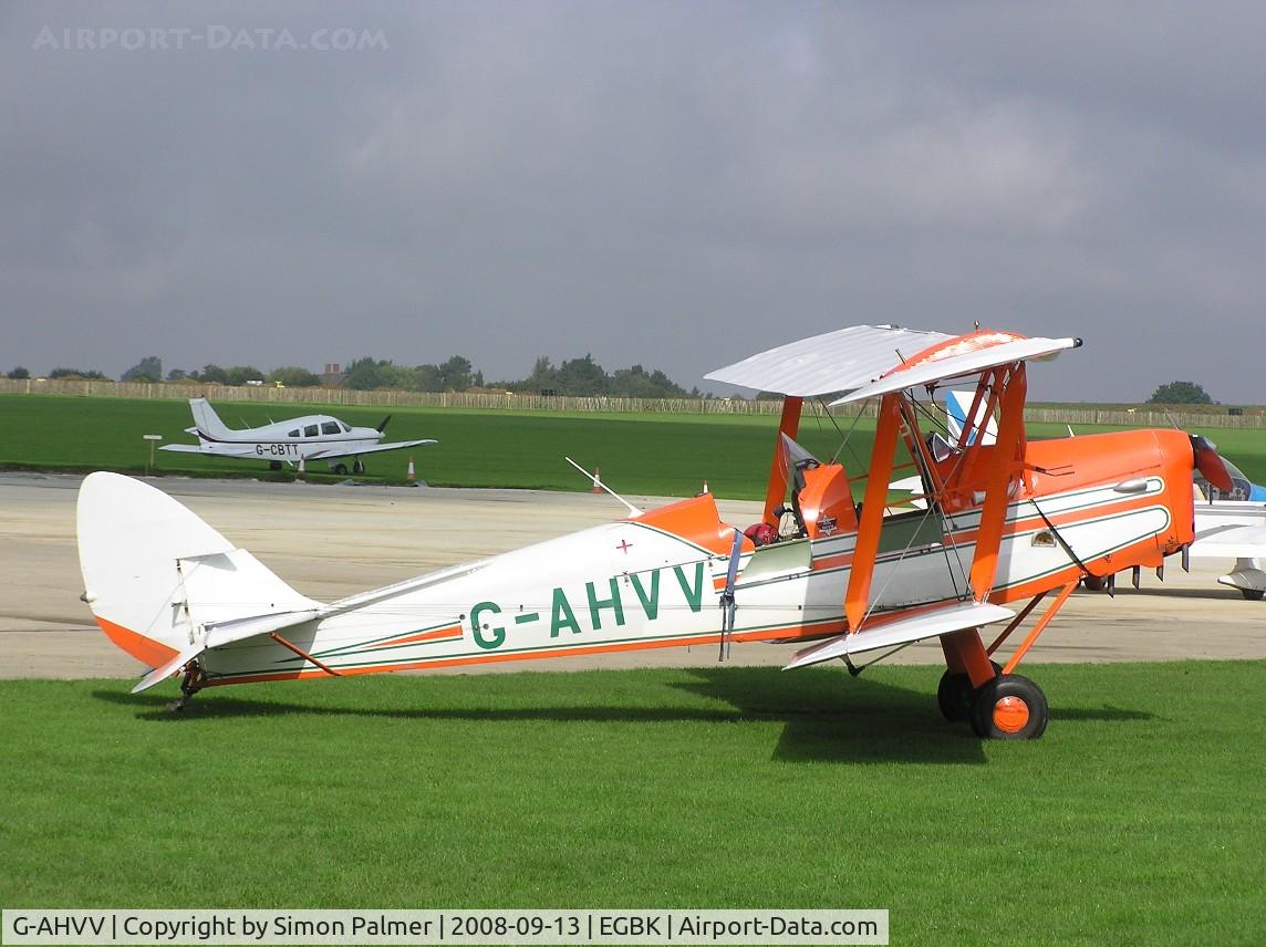 G-AHVV, 1943 De Havilland DH-82A Tiger Moth II C/N 86123, Tiger Moth at a sunny Sywell