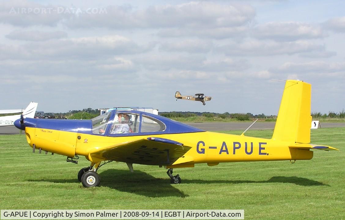 G-APUE, 1959 Orlican L-40 Meta Sokol C/N 150708, Meta Sokol visiting the fly-in at Turweston