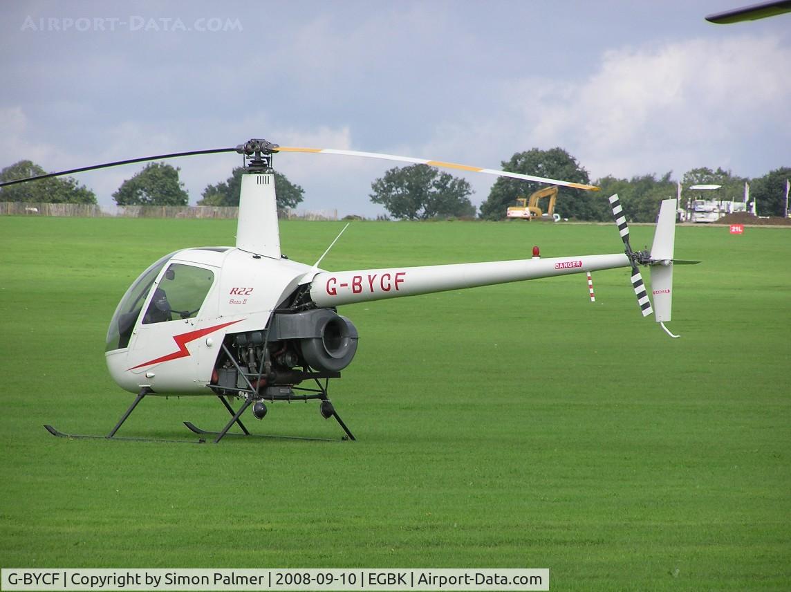 G-BYCF, 1998 Robinson R22 Beta II C/N 2866, R22 at Sywell