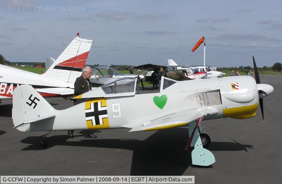 G-CCFW, 2003 WAR Focke-Wulf 190 C/N PFA 081-12729, Replica Fw190