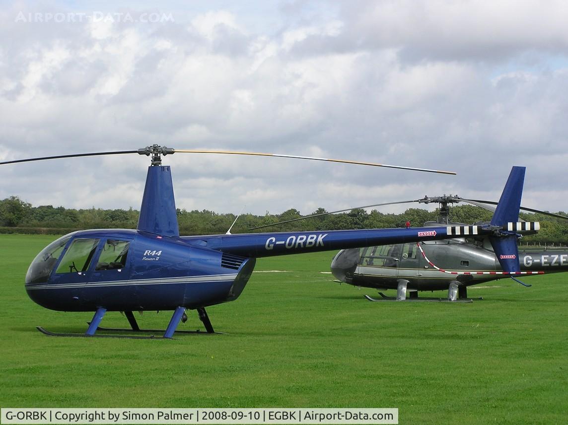 G-ORBK, 2003 Robinson R44 Raven II C/N 10213, R44 at Sywell