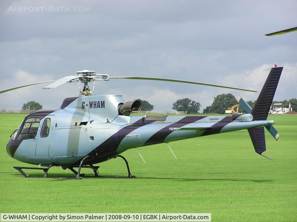 G-WHAM, 2001 Eurocopter AS-350B-3 Ecureuil Ecureuil C/N 3494, AS350 Ecureuil