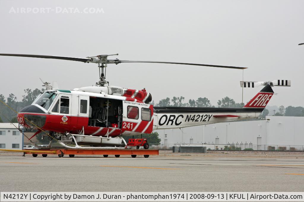 N4212Y, Bell UH-1H C/N 66-01127, Taken during Fullerton Airport's Airport Day 2008