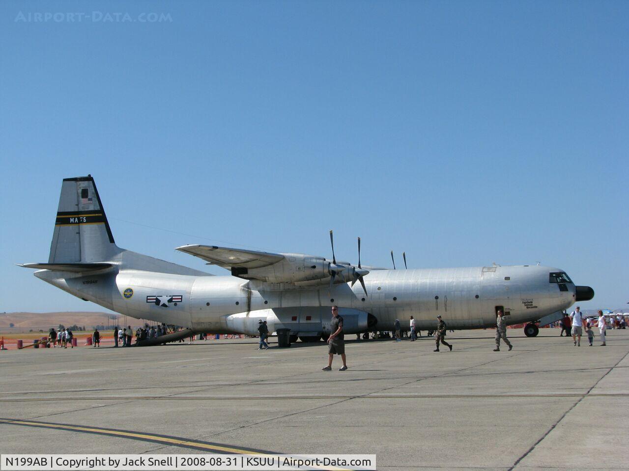 N199AB, 1956 Douglas C-133A Cargomaster C/N 561999 (45164), 2008 Travis Air Expo