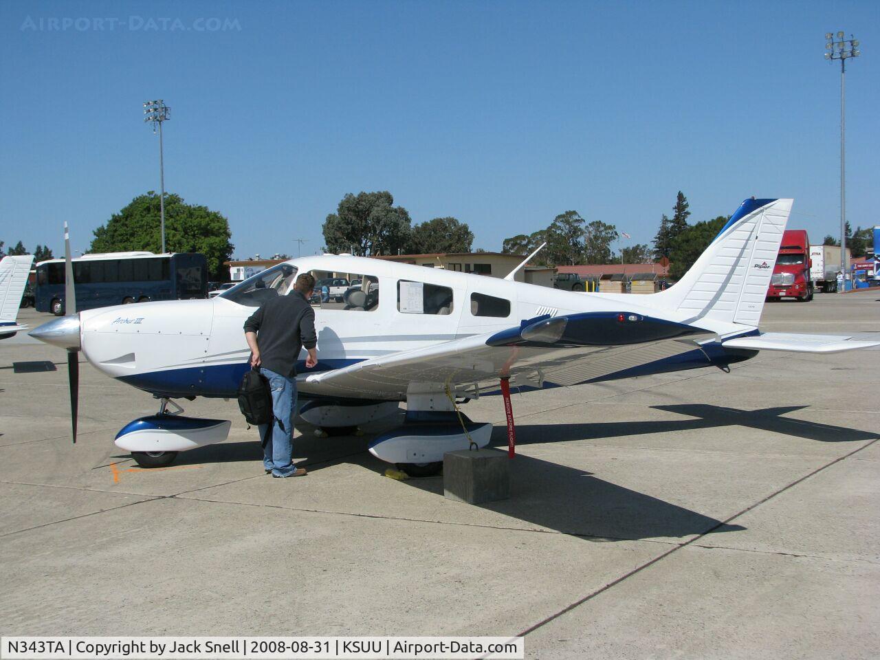 N343TA, 2006 Piper PA-28-181 C/N 2843646, 2008 Travis Air Expo