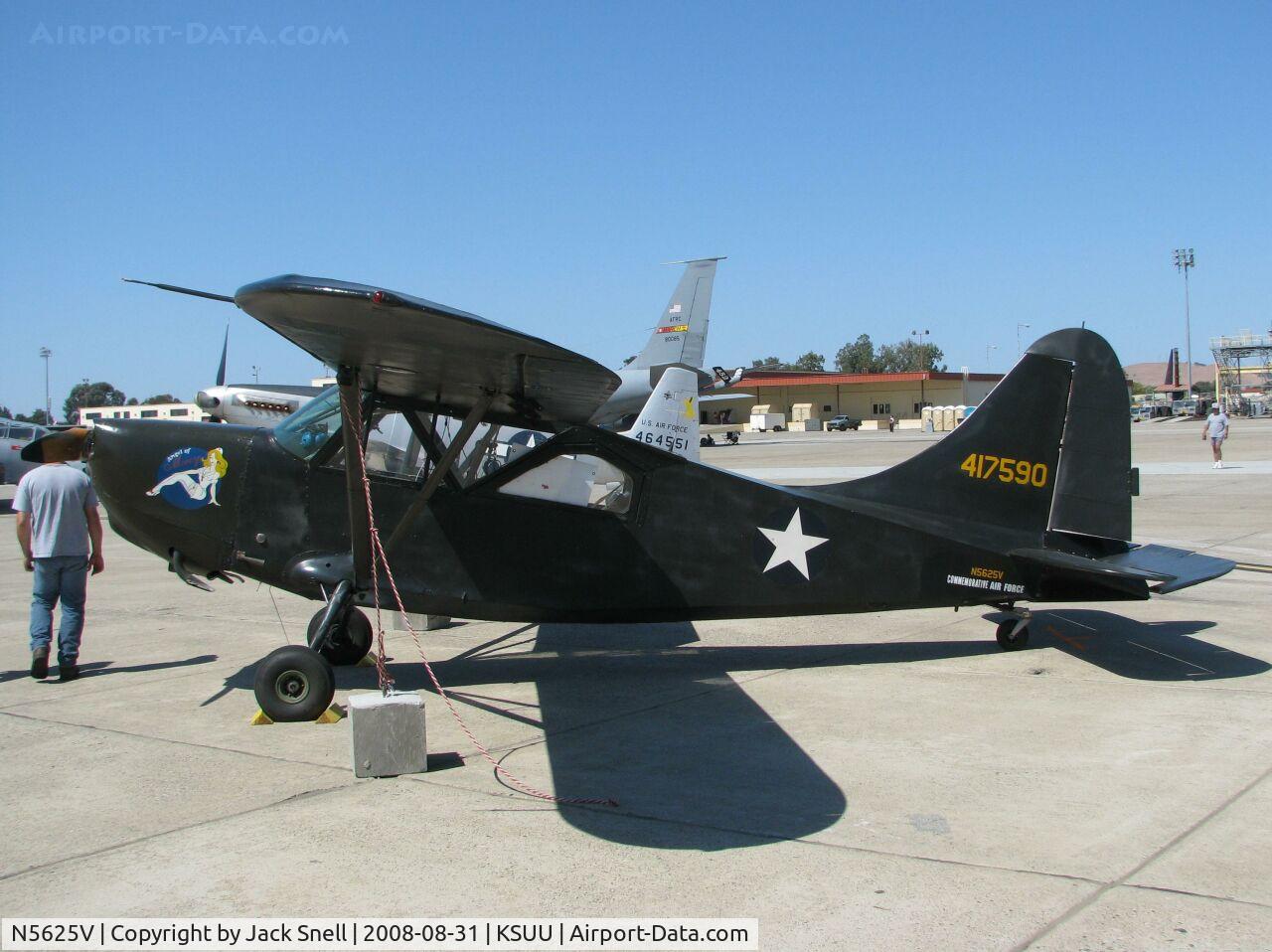 N5625V, Stinson L-5E Sentinel C/N 44-17590, 2008 Travis Air Expo