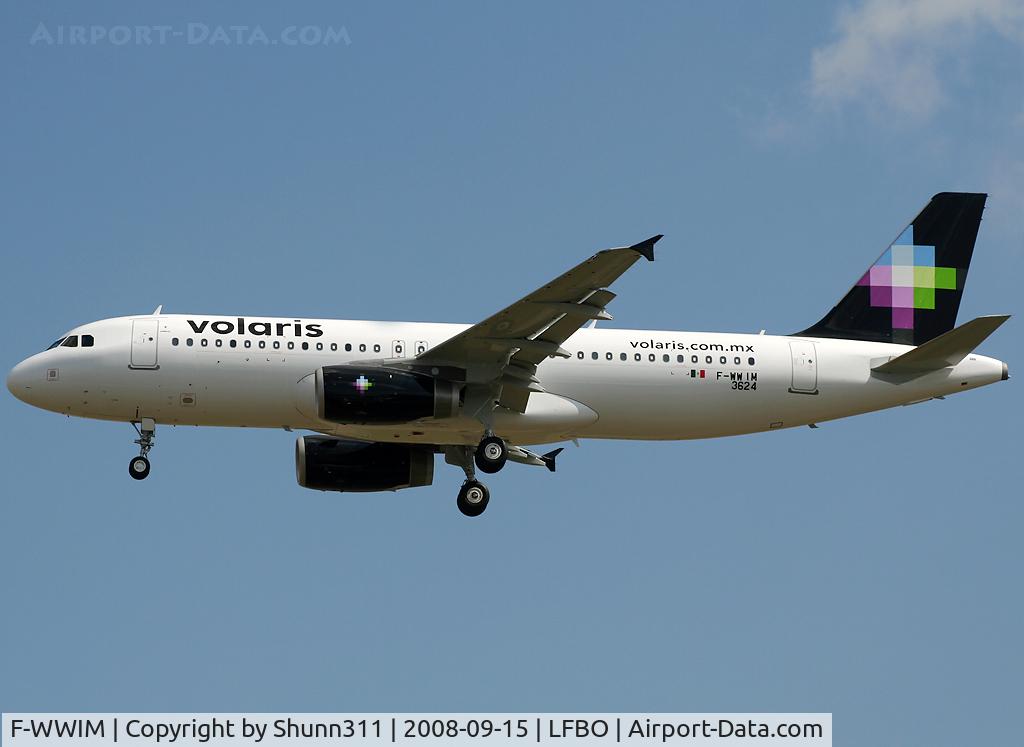 F-WWIM, 2008 Airbus A320-233 C/N 3624, C/n 3624 - First aircraft for Volaris
