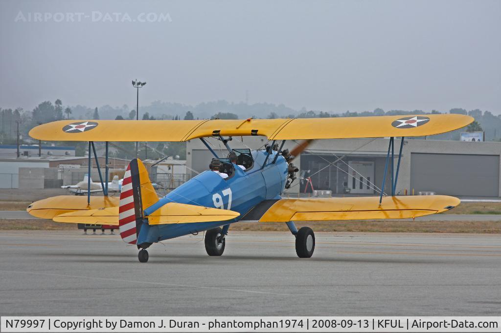 N79997, 1942 Boeing PT-17 Kaydet (A75N1) C/N 75-4266, Taken at Fullerton Airport's Airport day at EOR