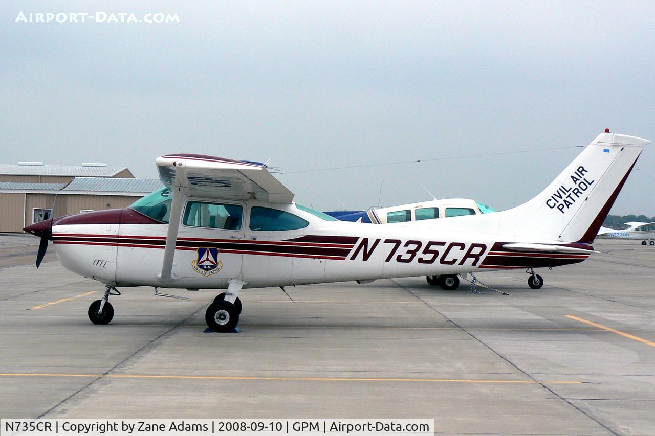 N735CR, 1976 Cessna 182Q Skylane C/N 18265323, Civil Air Patrol at Grand Prairie Municipal