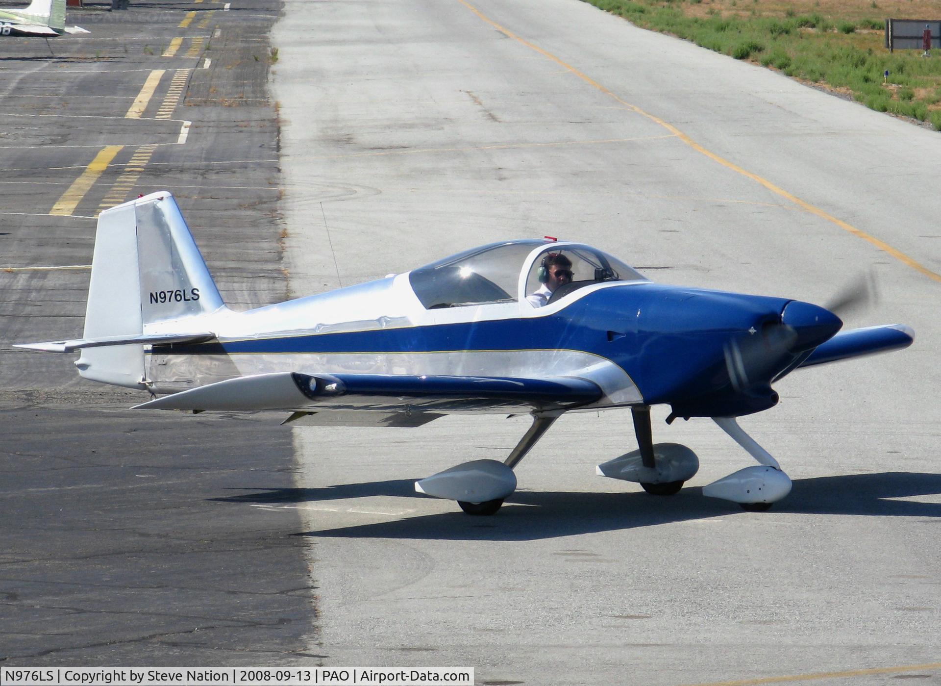 N976LS, Vans RV-6A C/N 22385, 1997 Smith Lawrence B RV-6A taxying @ Palo Alto, CA