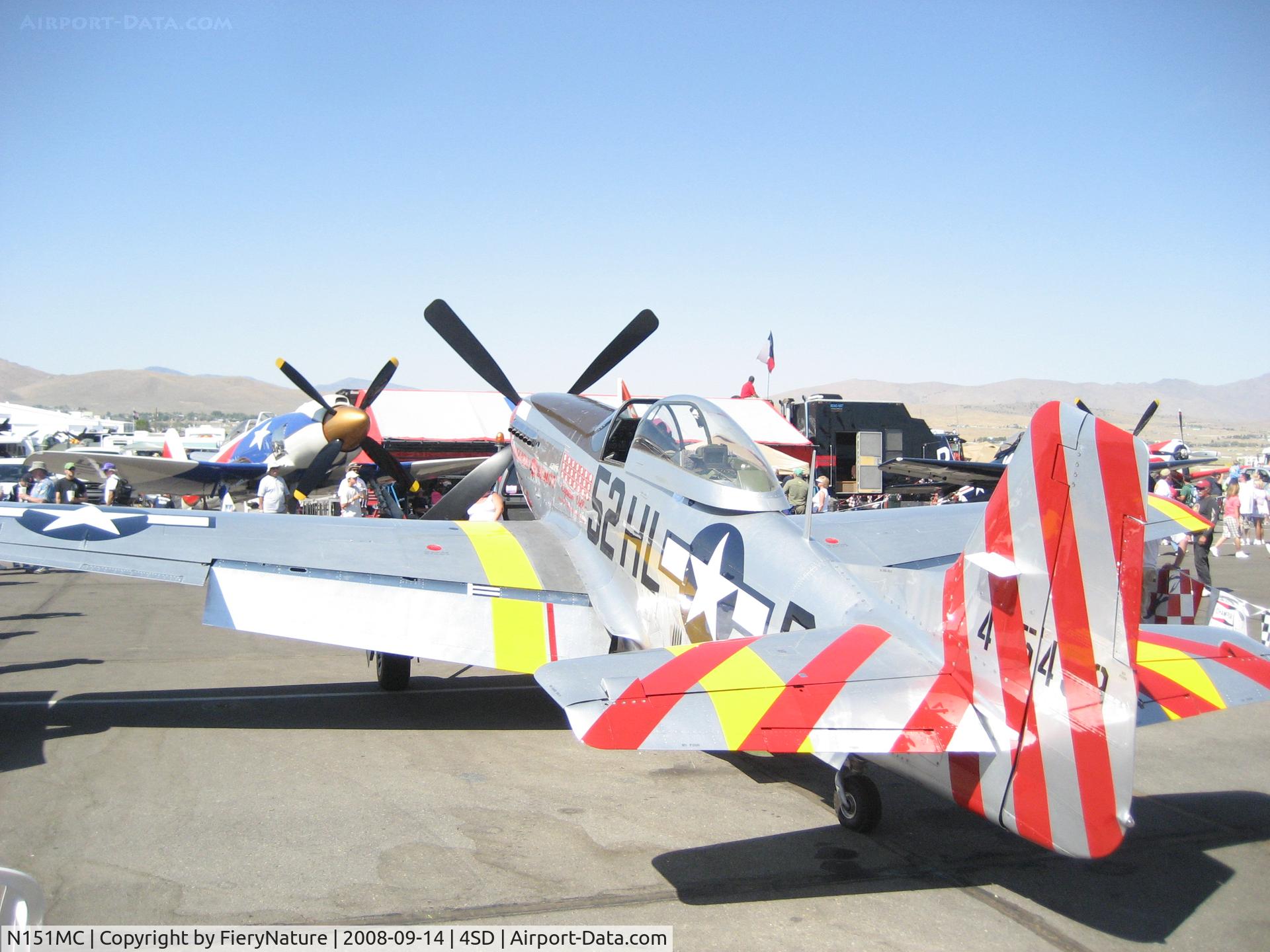 N151MC, 1968 North American F-51D Mustang Mustang C/N AF6722581, 45th Annual Reno National Championship Air Races