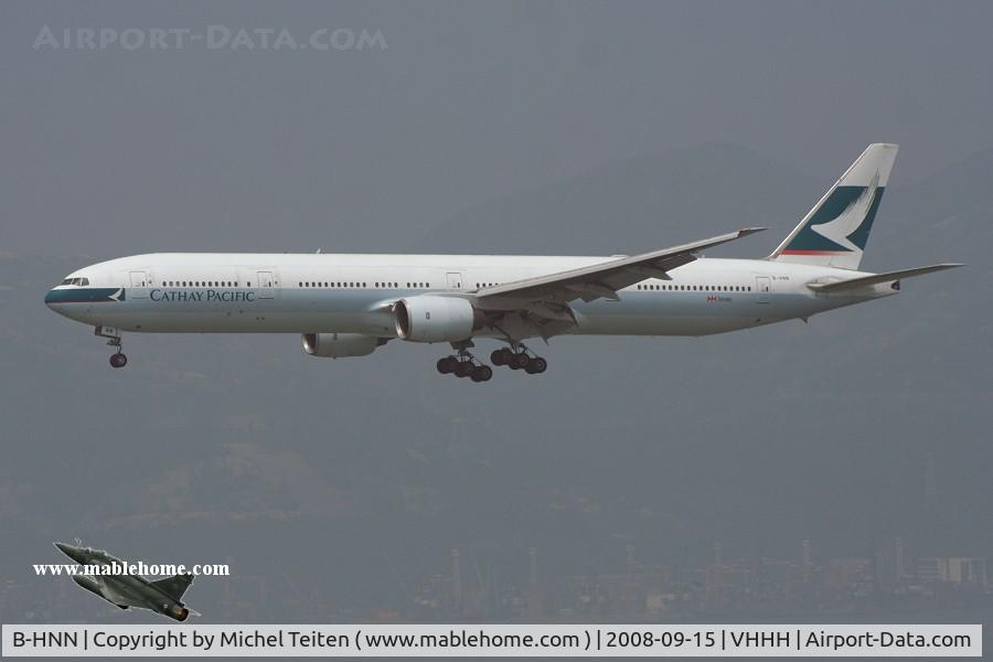 B-HNN, 2003 Boeing 777-367 C/N 33703, Cathay Pacific
