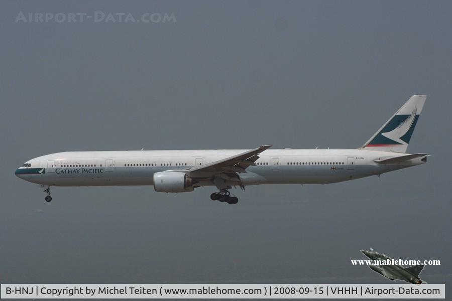 B-HNJ, 1999 Boeing 777-367 C/N 27509, Cathay Pacific