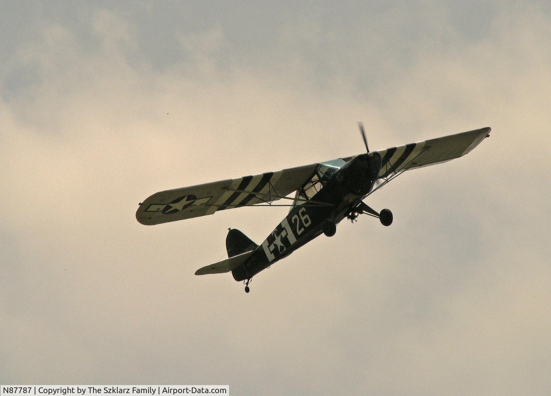 N87787, 1943 Taylorcraft DCO-65 C/N L5485, Taylorcraft L-2M