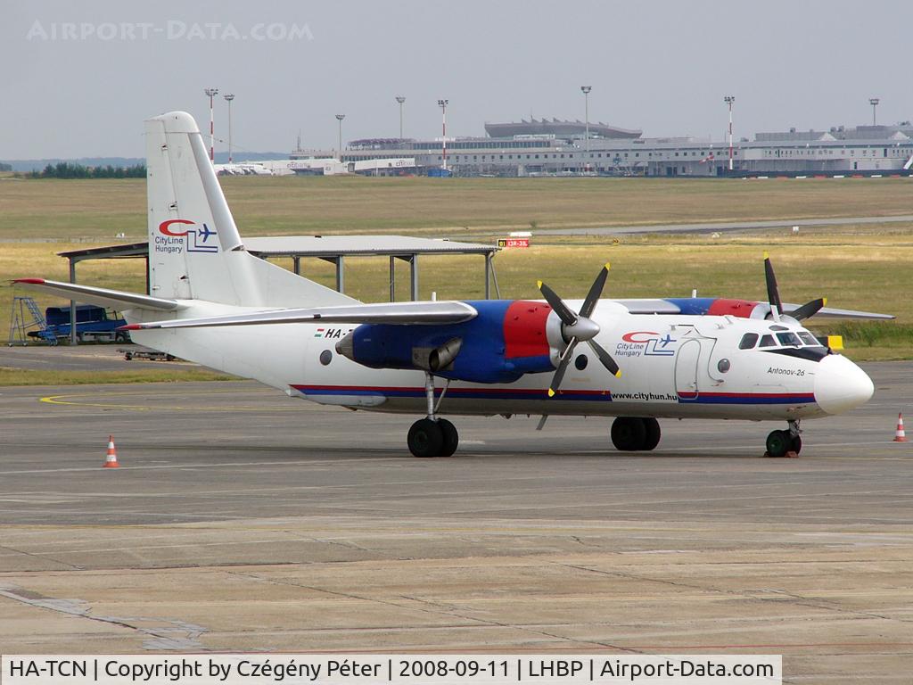 HA-TCN, 1977 Antonov An-26 C/N 97307705, At Terminal 1