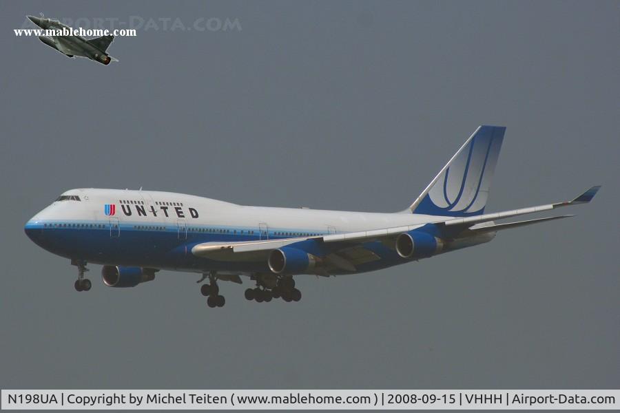 N198UA, 1997 Boeing 747-422 C/N 28716, United Airlines
