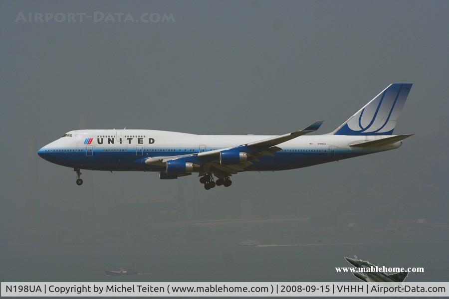 N198UA, 1997 Boeing 747-422 C/N 28716, United Airlines