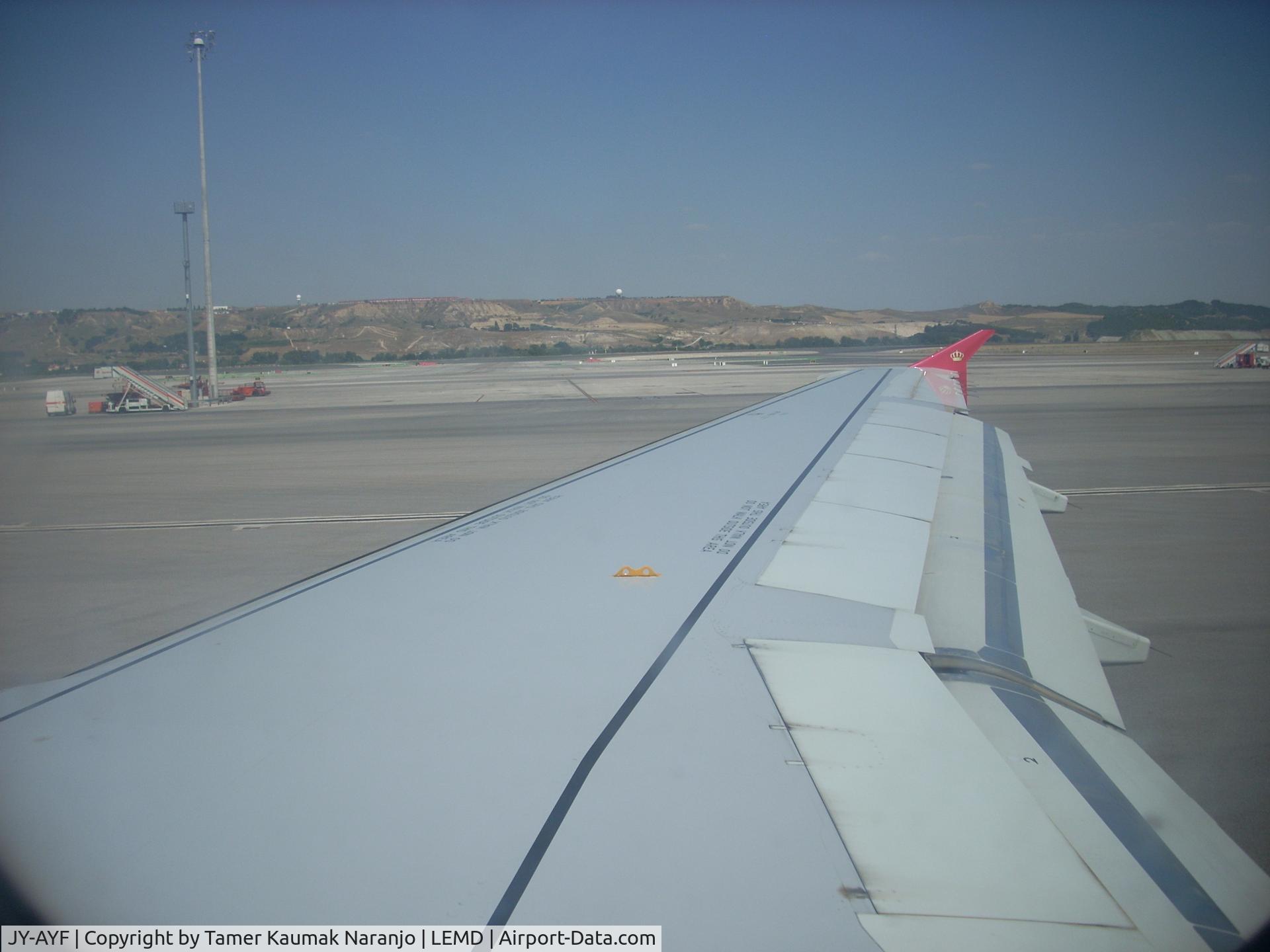 JY-AYF, 2006 Airbus A320-232 C/N 2692, Royal Jordanian from madrid to amman 056